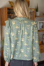 Load image into Gallery viewer, Tasseled Long Sleeve Print Blouse