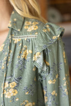 Load image into Gallery viewer, Tasseled Long Sleeve Print Blouse
