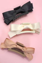 Load image into Gallery viewer, Satin Bow Claw Hair Clip