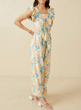 Load image into Gallery viewer, Floral Wide Leg Jumpsuit