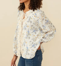 Load image into Gallery viewer, Crochet Lace Button Up Blouse