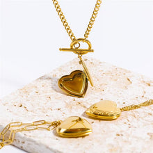 Load image into Gallery viewer, Heart Locket Necklace