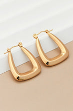 Load image into Gallery viewer, Rectangle Hoop Earrings