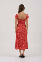 Load image into Gallery viewer, Floral Short Sleeve Midi Dress