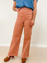 Load image into Gallery viewer, High Rise Wide Leg Suede Pants