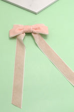 Load image into Gallery viewer, Velvet Ribbon Bow Hair Clips