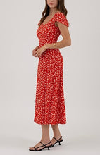 Load image into Gallery viewer, Floral Short Sleeve Midi Dress