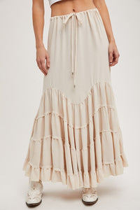 Ruffled Maxi Skirt