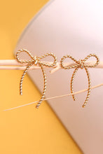 Load image into Gallery viewer, Rope Bow Stud Earrings