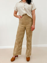 Load image into Gallery viewer, High Rise Wide Leg Suede Pants