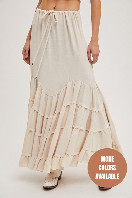 Ruffled Maxi Skirt