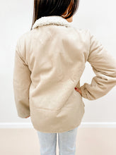 Load image into Gallery viewer, Sherpa Lined Half Zip Pullover