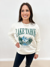 Load image into Gallery viewer, “Lake Tahoe California&quot; Terry Graphic Sweatshirt