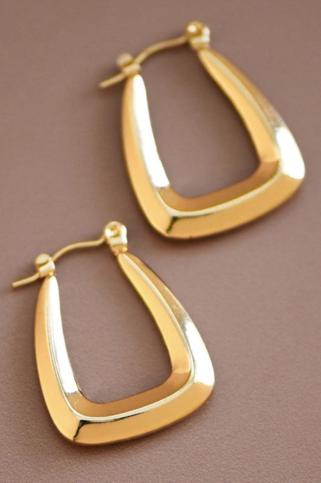 Rectangle Hoop Earrings