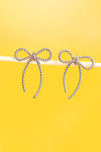 Load image into Gallery viewer, Rope Bow Stud Earrings