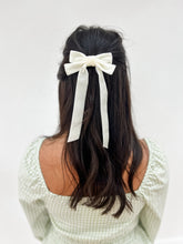 Load image into Gallery viewer, Velvet Ribbon Bow Hair Clips