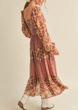Load image into Gallery viewer, Mixed Patchwork Print Midi Dress