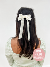 Load image into Gallery viewer, Velvet Ribbon Bow Hair Clips