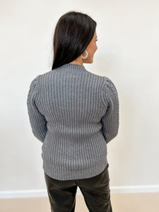 Mixed Cable Knit Sweater