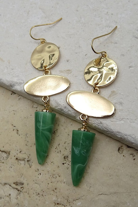 Cone Drop Earrings