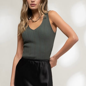 Sweater Knit Tank Top