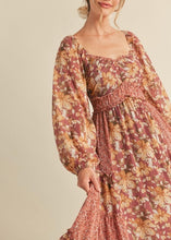 Load image into Gallery viewer, Mixed Patchwork Print Midi Dress
