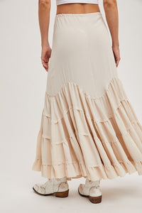 Ruffled Maxi Skirt