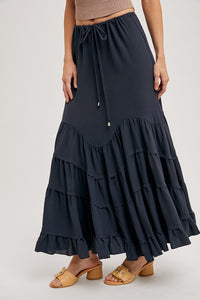 Ruffled Maxi Skirt