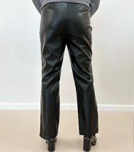 Load image into Gallery viewer, Faux Leather Split Hem Pants