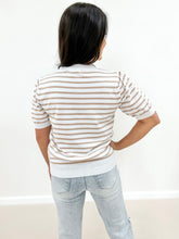 Load image into Gallery viewer, Striped Puff Sleeve Top