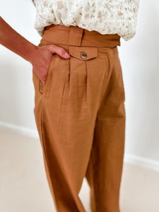 Linen Wide Leg Pants