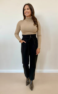 Paperbag Waist Pants (2 Colors Available)