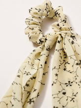 Load image into Gallery viewer, Floral Print Hair Scarf Scrunchie (3 Colors Available)