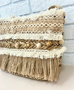 Seagrass Fringe Crossbody Bag