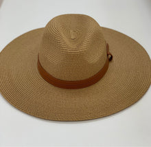 Load image into Gallery viewer, Straw Floppy Hat