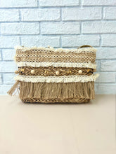 Load image into Gallery viewer, Seagrass Fringe Crossbody Bag