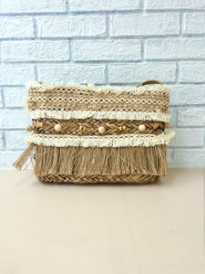 Seagrass Fringe Crossbody Bag