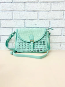 Woven Lasercut Crossbody Bag (3 Colors Available)