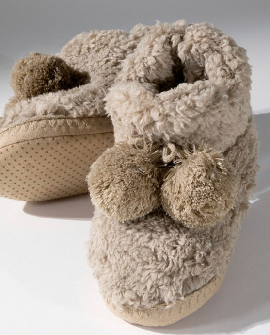 Fuzzy Bootie Slippers (3 Colors Available)