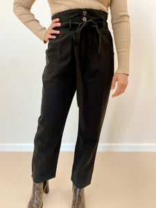 Paperbag Waist Pants (2 Colors Available)