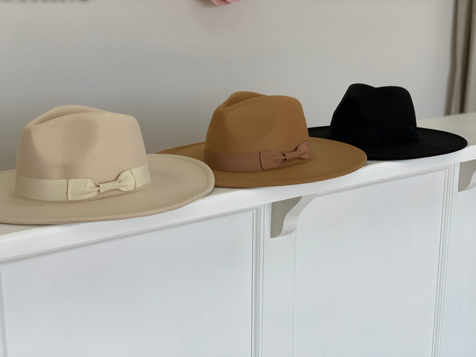 Wide Brim Felt Panama Hat