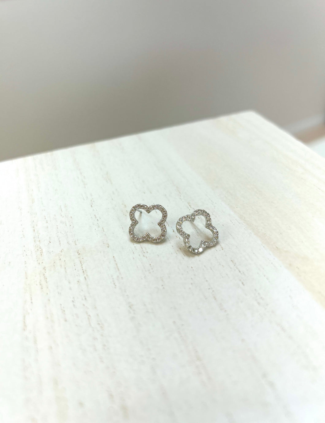 Quatrefoil Stud Earrings