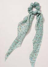 Load image into Gallery viewer, Floral Print Hair Scarf Scrunchie (3 Colors Available)