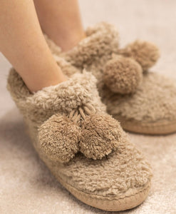 Fuzzy Bootie Slippers (3 Colors Available)