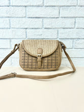 Load image into Gallery viewer, Woven Lasercut Crossbody Bag (3 Colors Available)