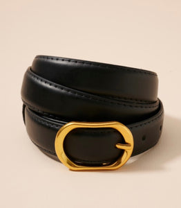 Faux Leather Belt