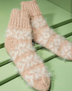 Fuzzy Nordic Socks