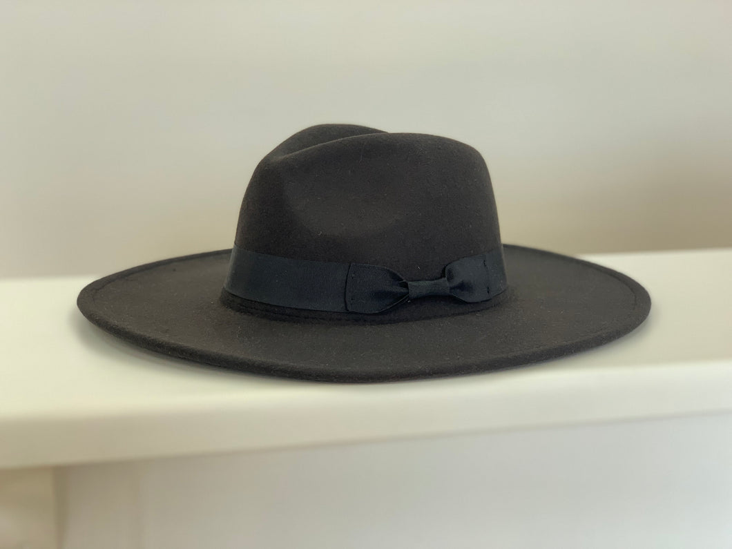 Wide Brim Felt Panama Hat